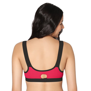 Sports-02 Non-Padded Full Coverage Sports bra (Pack of 2)