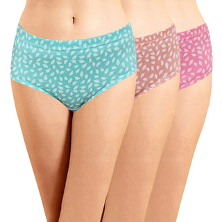 ICIN-046  Hipster Panties with Inner Elastic (Pack of 3)