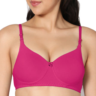 ICPD-01 3/4th Coverage Lightly Padded Bra (Pack of 2)